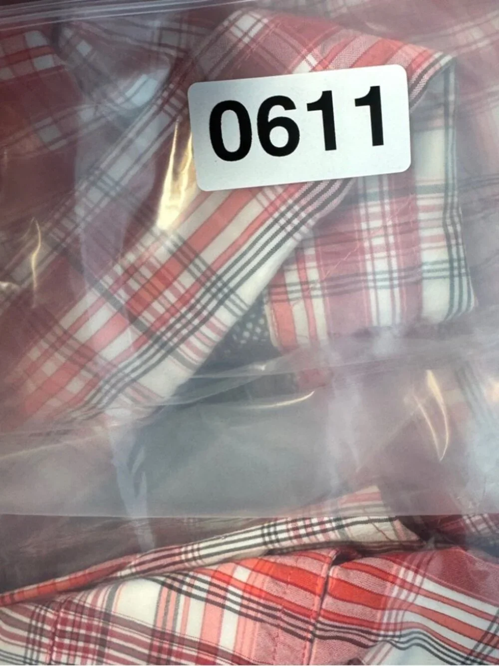 Woolrich Plaid Outdoor Button Down Shirt Red White Hiking Fishing Size XXL - Picture 14 of 14